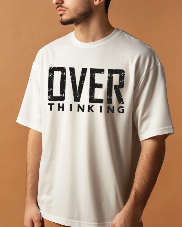 Oversize Tričko - Over Thinking - Image 2